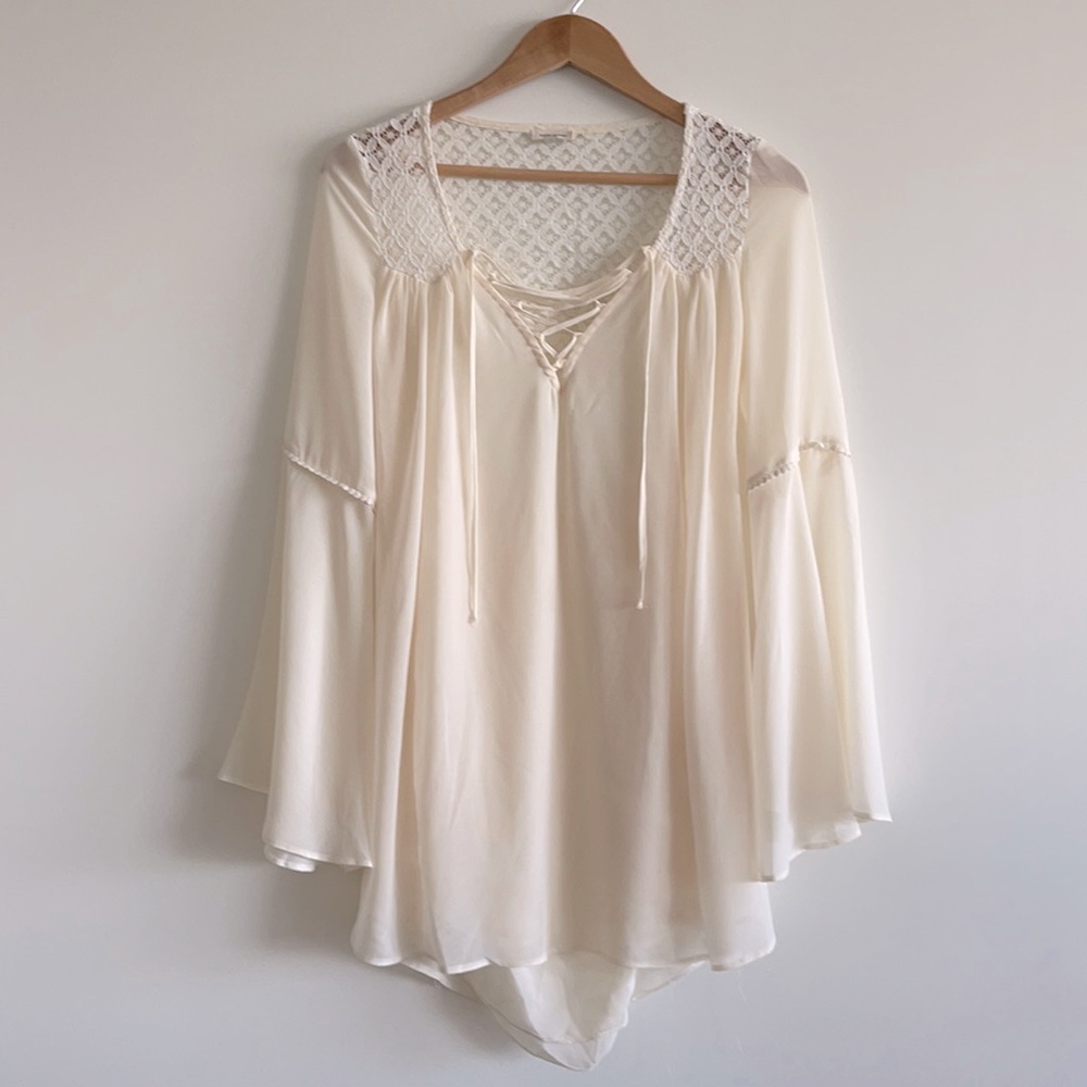 Never worn River Island tunic w bell sleeves S/M
